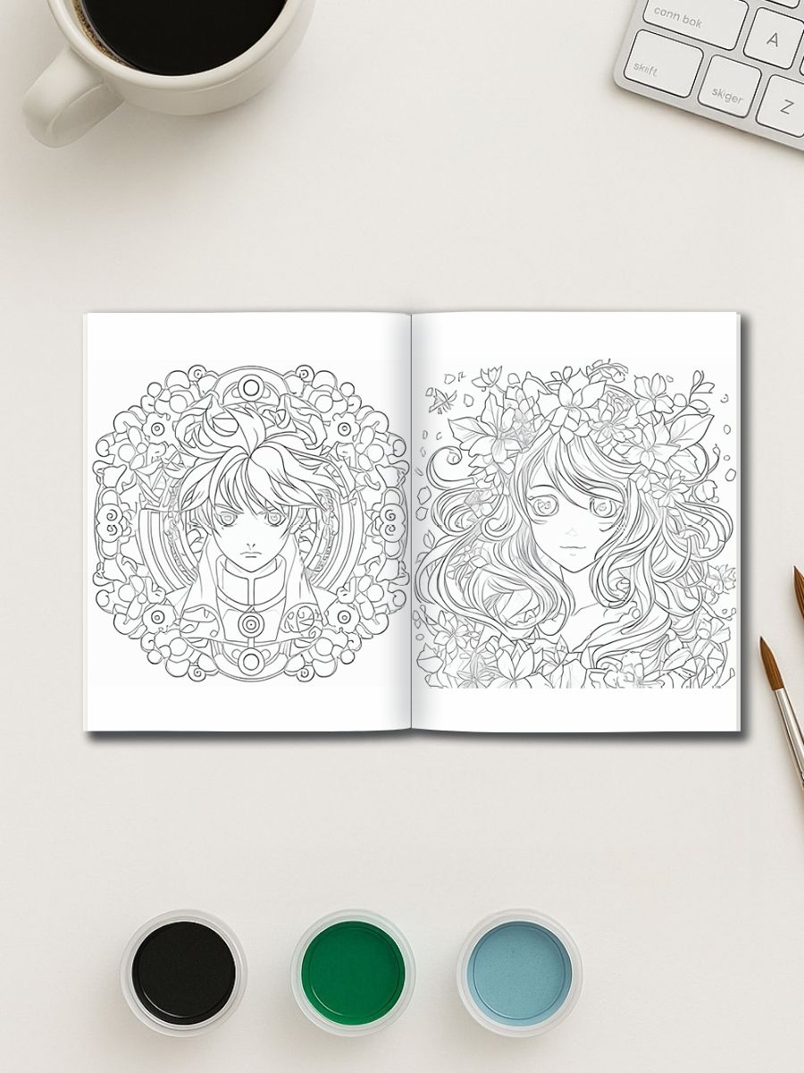 Myth & Magic – 108 Fantasy Mandala Coloring Pages - Image 3